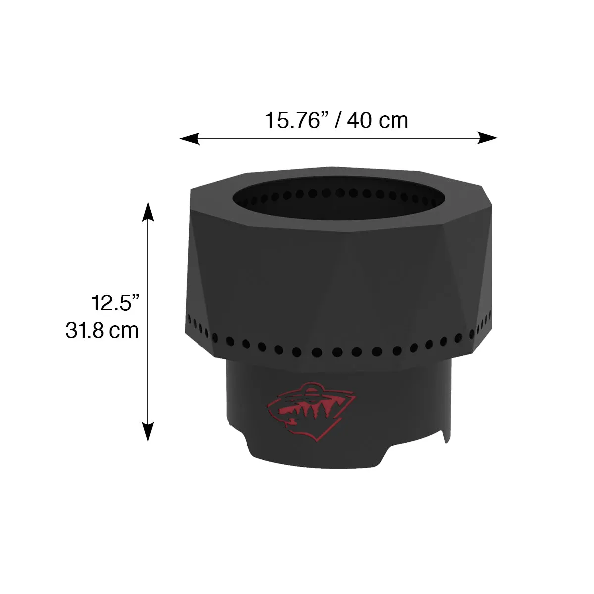 Minnesota Wild Smokeless Portable Fire Pit