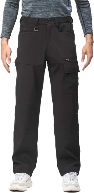 Mr.Stream Men's Hiking Multi Pocket Mountain Outdoor Trekking Sports Camping Windproof Fleece Pants
