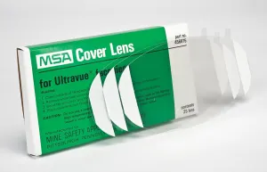 MSA 456975 Cover Lens, Clear (Pack of 25)