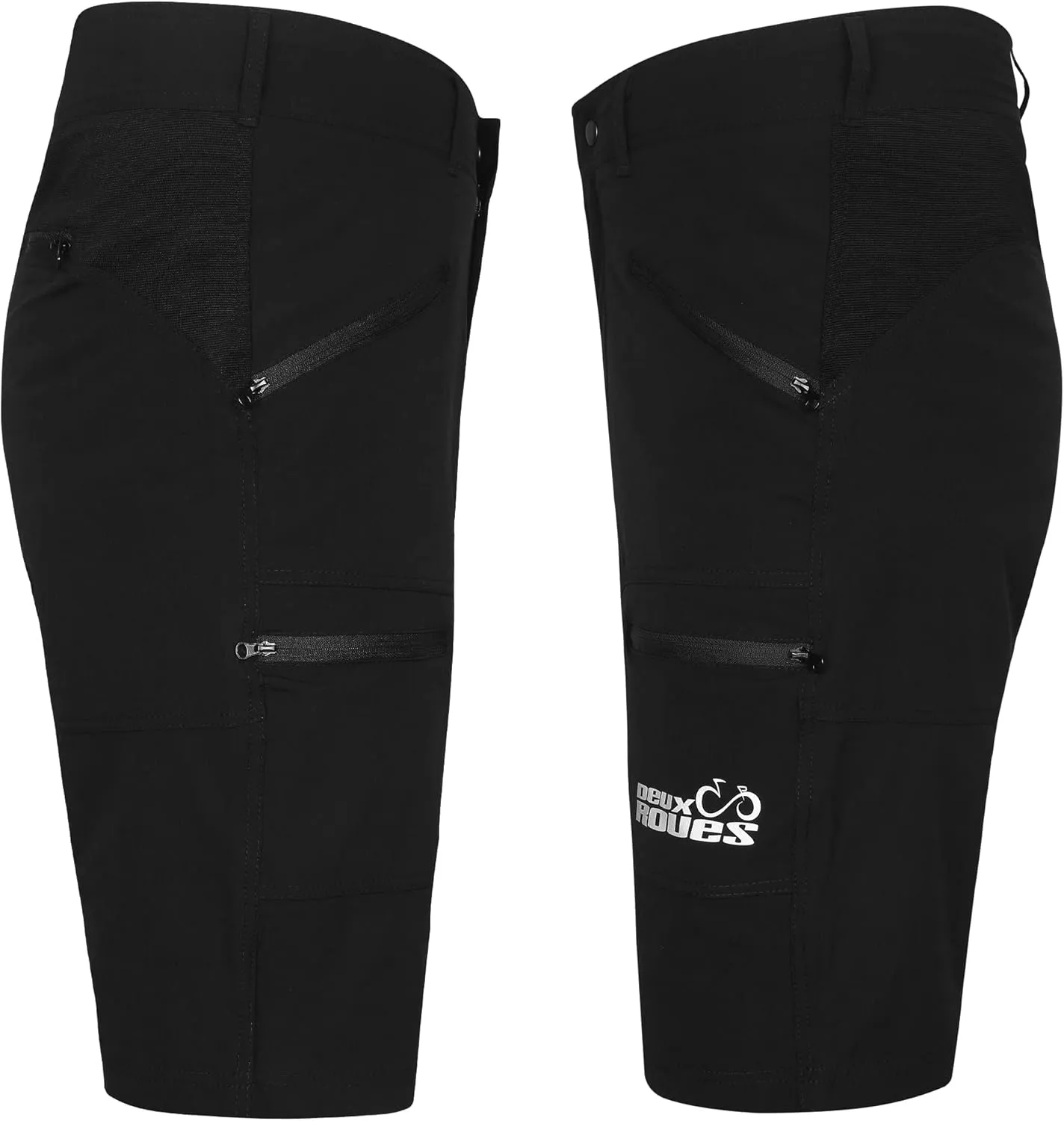 MTB Mountain Bike Shorts - The FIVER - 4D Padded Baggy Bicycle Cycling Biking Bike Shorts Loose-fit - 5 Zippered Pockets