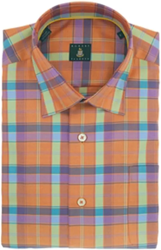 Multi Color Plaid Anderson Classic Fit Sport Shirt