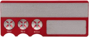 Multifunction Snooker Pool Cue Tip Shaper, Cue Tip Shaper, Cue Repair Kit, Cue Tip Radian Shaper Grinding Repair Toolred
