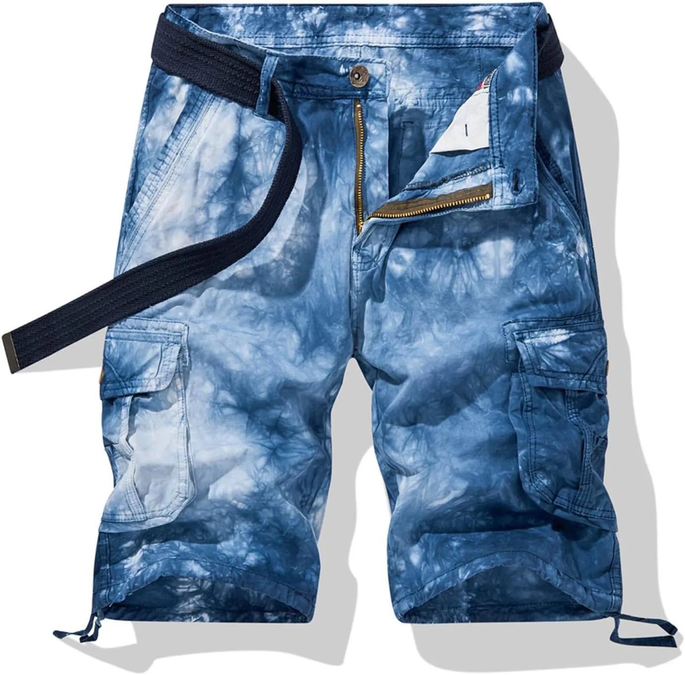 Muscularfit Cargo Shorts Men Regular Fit Camouflage Shorts Multi Pocket Camo Tooling Shorts Summer Casual Work Beach Shorts