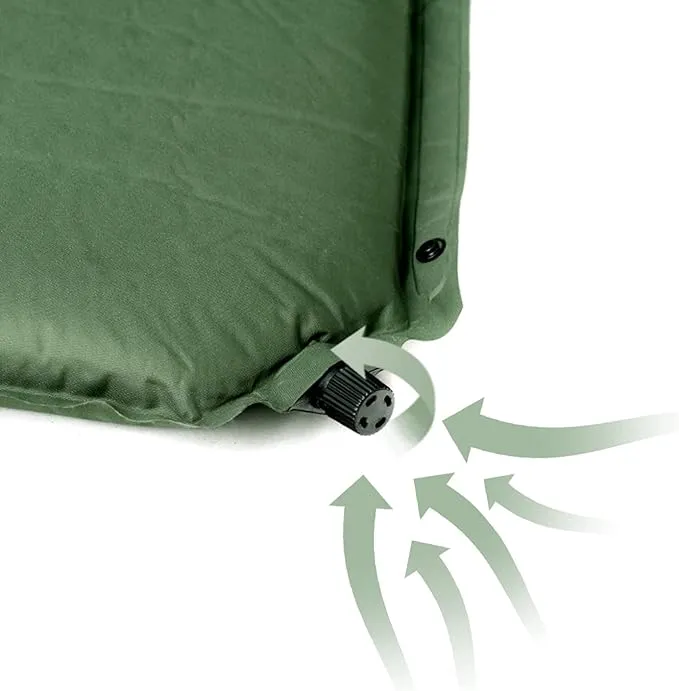 Naturehike Sleeping Pad, 2 inch Thick Self Inflating Sleeping Pad for Camping, Durable Camping Mattress Connectable with Multiple, Lightweight Sleeping Mats for Backpacking, Tent, Hammock, Hiking