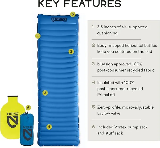 NEMO Quasar 3D Lightweight Sleeping Pad