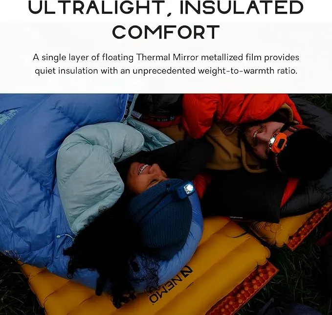 NEMO Tensor Trail Ultralight Insulated Sleeping Pad, Long Wide