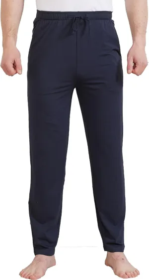 netdraw Men's Ultra Soft Bamboo Viscose Pajama Pant Lightweight Cotton Sleep Lounge Jersey Bottom with Pockets