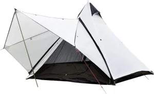 NIEH Camping Teepee Tent Yurt Tent with Screen 4 Seasons Double Layers Windproof Tents for Outdoor Camping Hiking 3-4 Person Beautiful Scenery
