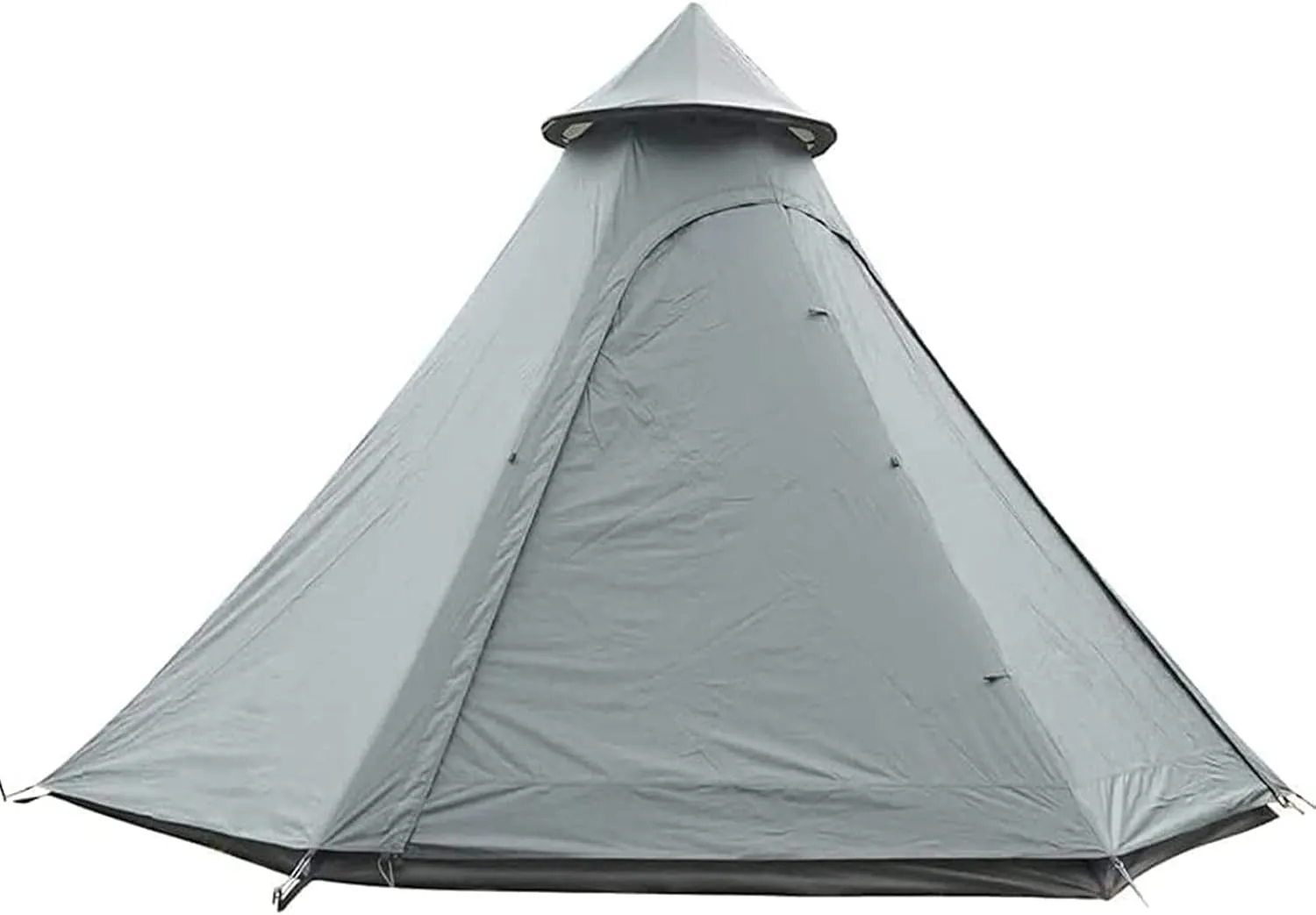NIEH Tents for Camping 4 Person, Pyramid Teepee Tent Adult Tent Double Layers Indian Tent Yurt Tent Tower Post Bell Tent for Outdoor Family Trip Hello