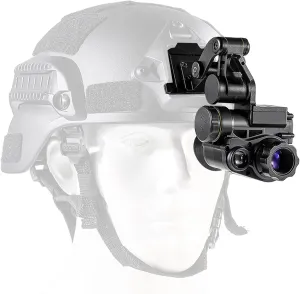 Night Vision Goggles for Helmet, Head Mounted Digital Night Vision Monocular with 4 Color Modes, 3X Magnification Infrared HD Record&Playback Goggles for Hunting Surveillance Camping