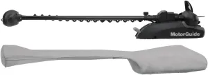 Oceansouth Custom Cover Designed for MOTORGUIDE Trolling Motors.(Cover Compatible with MotorGuide Xi3 Freshwater 55lb 36" Gray)