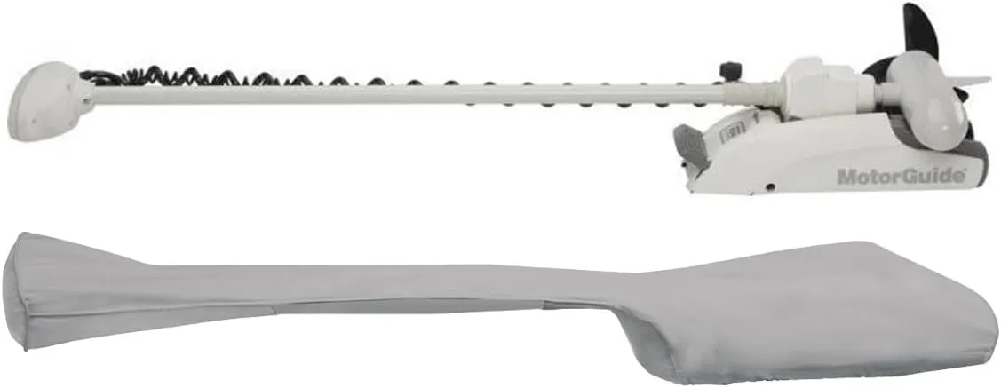 Oceansouth Custom Cover Designed for MOTORGUIDE Trolling Motors.(Cover Compatible with MotorGuide Xi3 Wireless Saltwater 70lb 54" Gray)