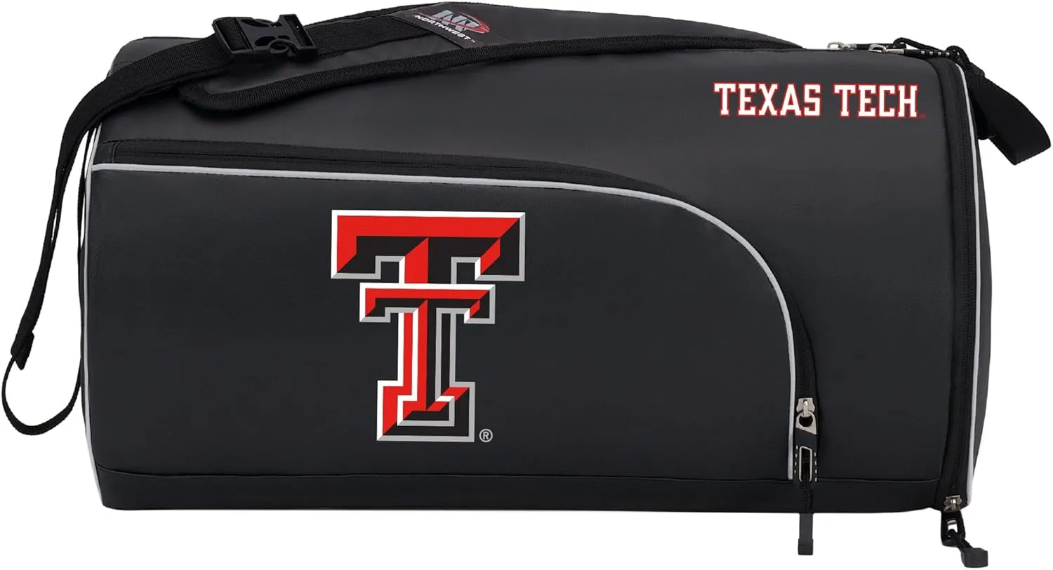 Officially Licensed NCAA "Squadron" Duffel Bag, 20" x 10.75" x 10.75", Multi Color