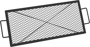 onlyfire Barbecue Rectangle X-Marks Fire Pit Cooking Grate, 32-Inch