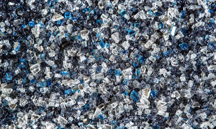 Oriflamme Gas Fire Pit Table Blue Pearl Granite