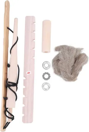Outdoor Fire Making Tool Set Bow Drill Kit Fire Starter Handle Friction Fire Tool Survial Set(1 Person)