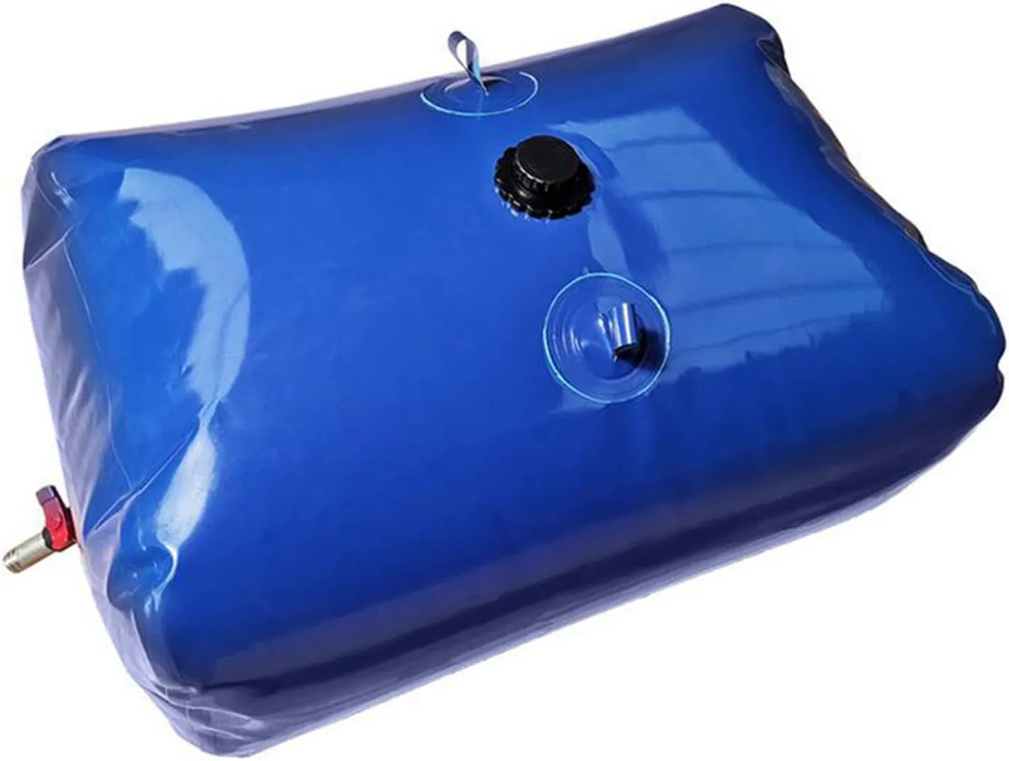 Outdoor Large-Capacity Water Storage Container, car Portable Bucket Collapsible Soft Water Storage Bag Drought-Resistant Emergency Water Storage Tank with Faucet, Used fo(2000L)