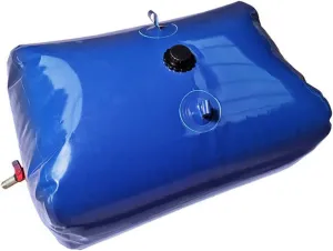 Outdoor Large-Capacity Water Storage Container, car Portable Bucket Collapsible Soft Water Storage Bag Drought-Resistant Emergency Water Storage Tank with Faucet, Used fo(2000L)