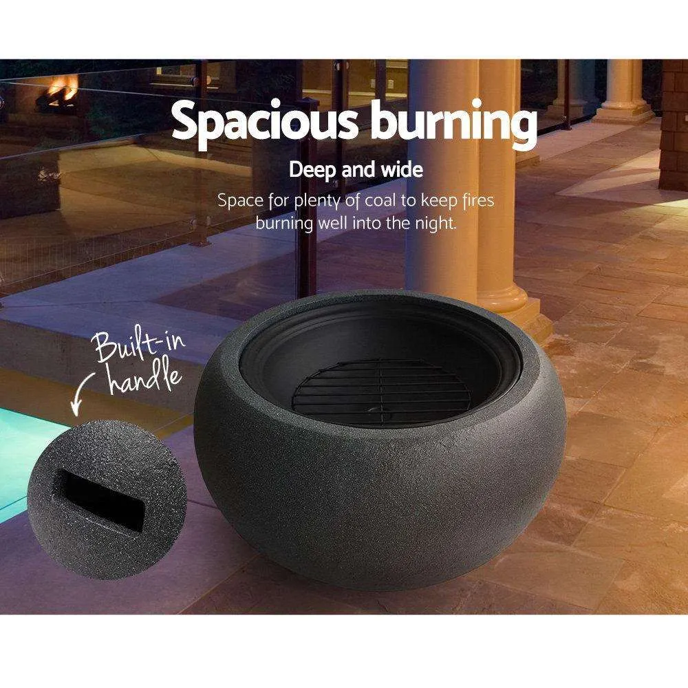 Outdoor Portable Fire Pit Bowl — 61 cm