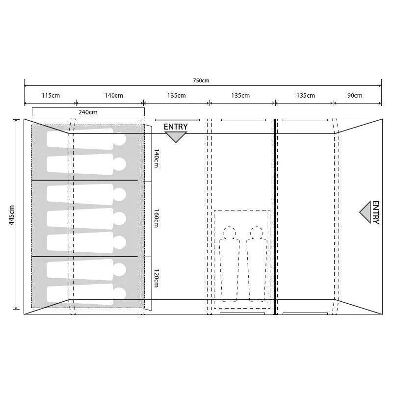 Outdoor Revolution Camp Star 700 Air Tent Bundle Deal