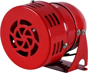 Outdoor Security Alarm Horn Siren, AC 220V High-Decibel Wired Horn, Fireproof, Portable for Home & Industrial Use, Up to 110dB