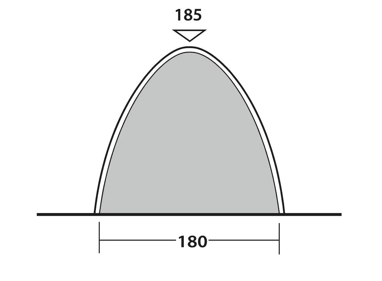 Outwell Free Standing inner L Inner Tent Black