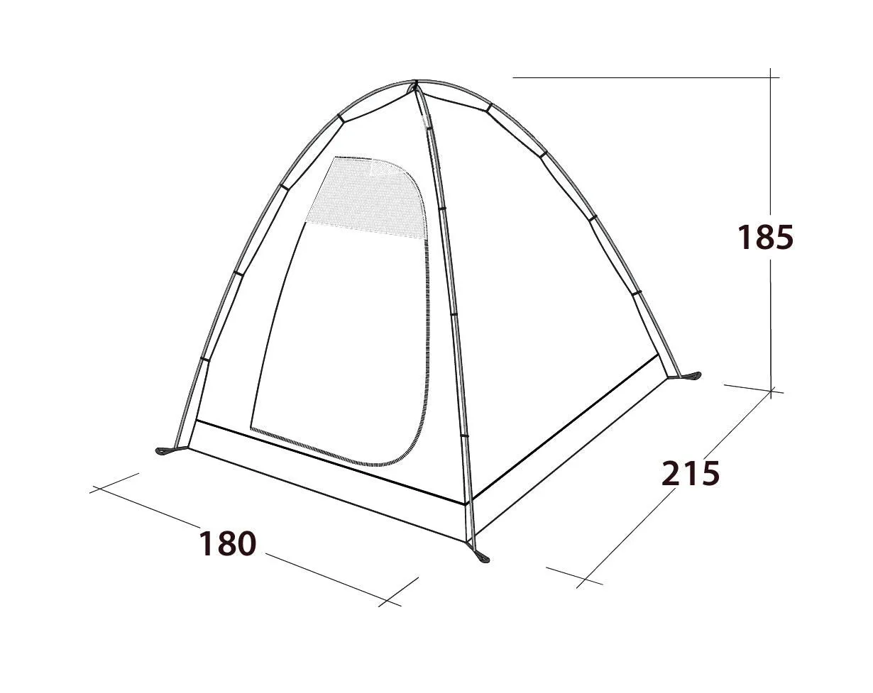 Outwell Free Standing inner L Inner Tent Black