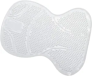 Ovation Perforated Silicon Anti-slip Half White Saddle Pad