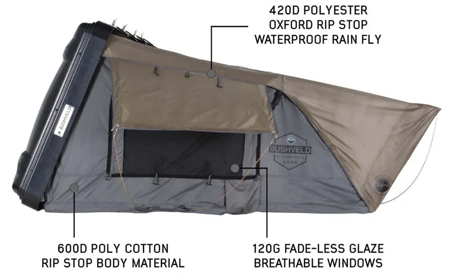 Overland Vehicle Systems Bushveld Hard Shell Roof Top Tent