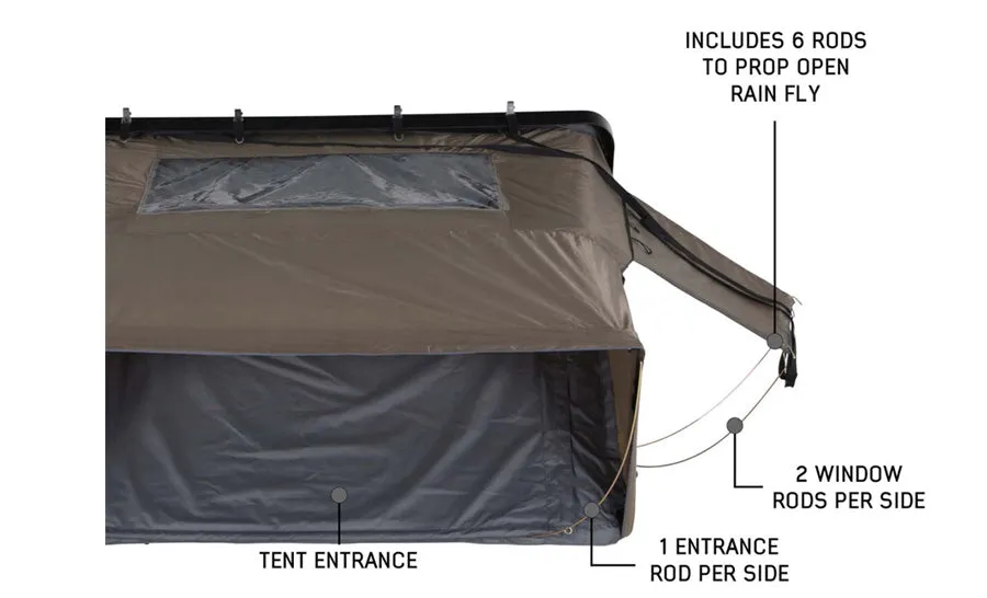 Overland Vehicle Systems Bushveld Hard Shell Roof Top Tent