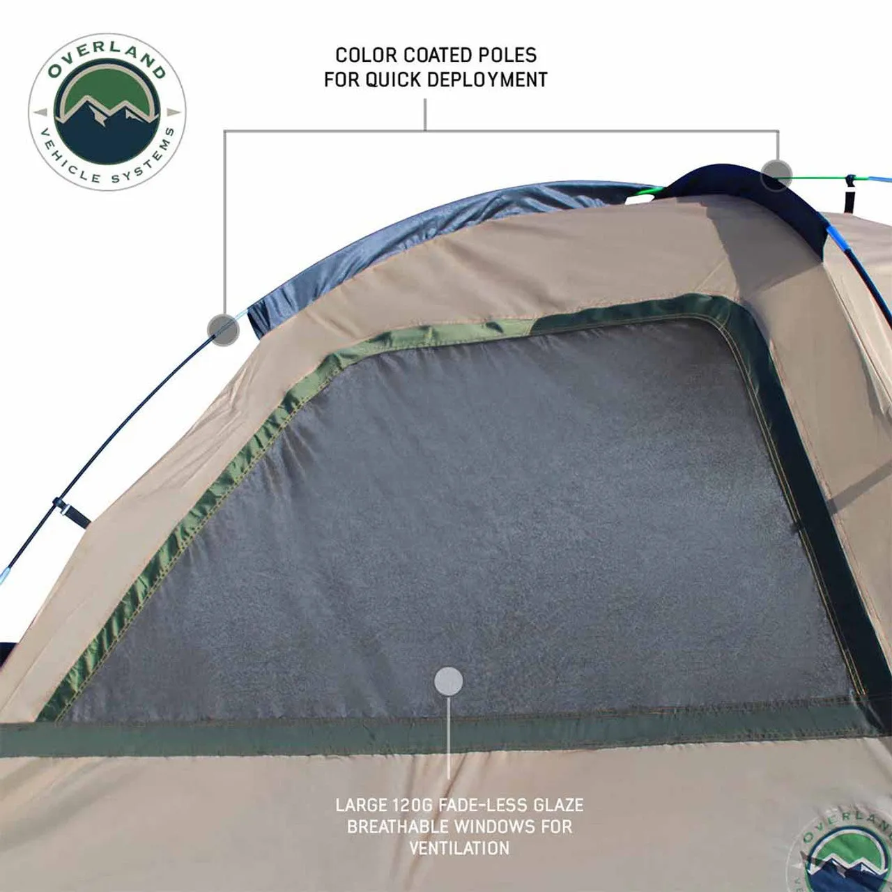 Overland Vehicle Systems LD TACT Truck Bed Tent