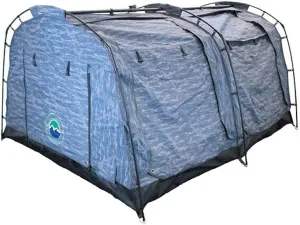 Overland Vehicle Systems XD Khumbu 2 Swag Ground Tent, Grey Body and Black Rainfly - with Internal LED Lighting - Interior Black Out Technology - 320G Rip Stop Material - Mattress Included