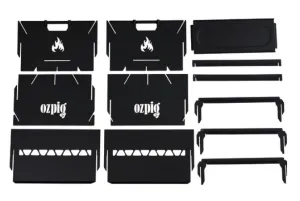 OzPig 3-in-1 Flat Pack Fire Pit
