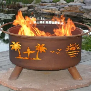 Pacific Coast Outdoor Wood Burning Fire Pit - F117