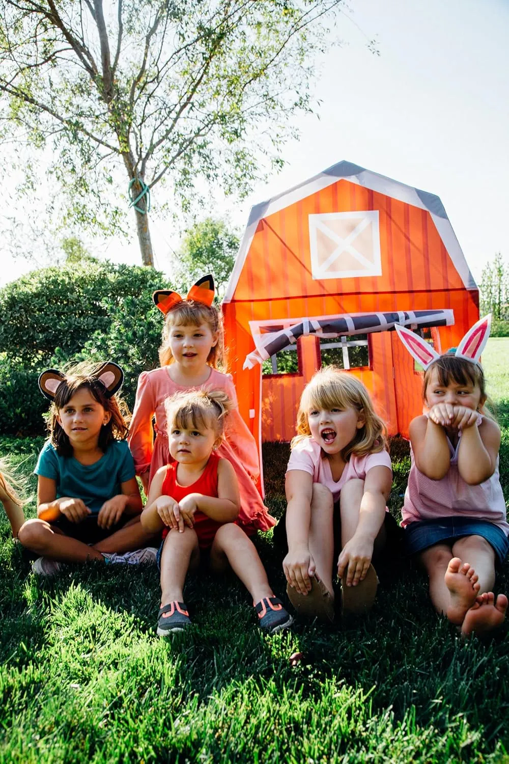 Pacific Play Tents 60810 Barnyard Playhouse Tent, 48" x 38" x 48", Multi
