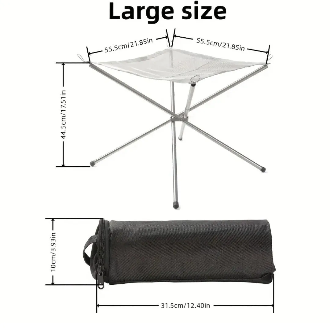 Packable Mesh Fire Pit