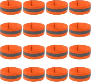 PATIKIL Reflective Bands for Wrist/Arm/Ankle/Leg, High Visibility Reflector Bands, Safety Reflector Tape Straps for Night Running Cycling