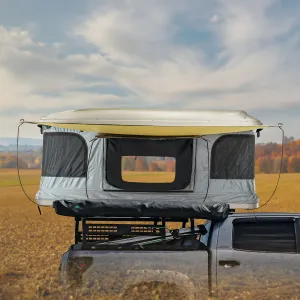 Person, Pop Black Top Tent, - Body HD Shell Rainfly Long-term Hard & Bundu Roof Reliable shipping 3 Grey 3 Up