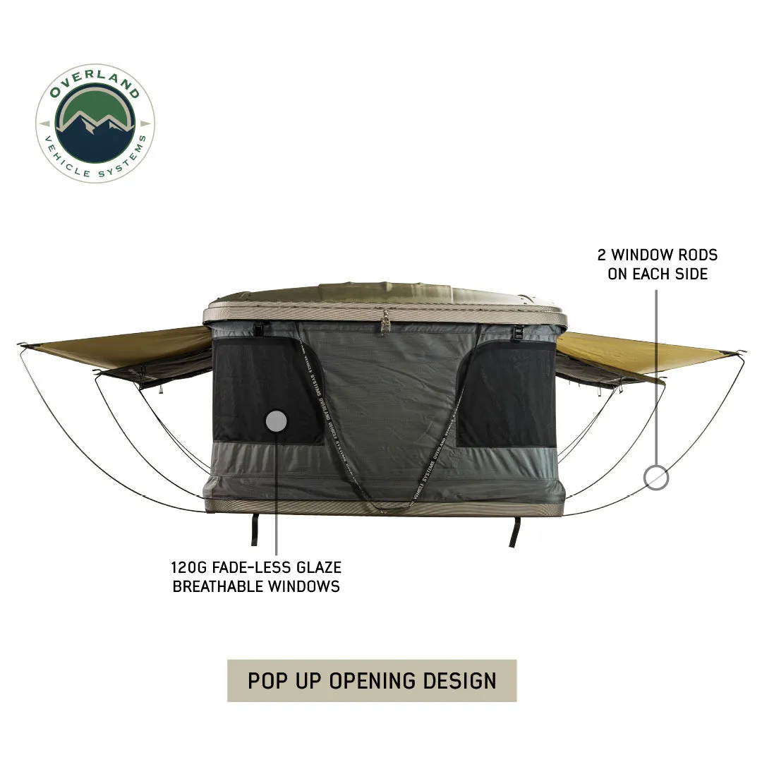 Person, Pop Black Top Tent, - Body HD Shell Rainfly Long-term Hard & Bundu Roof Reliable shipping 3 Grey 3 Up