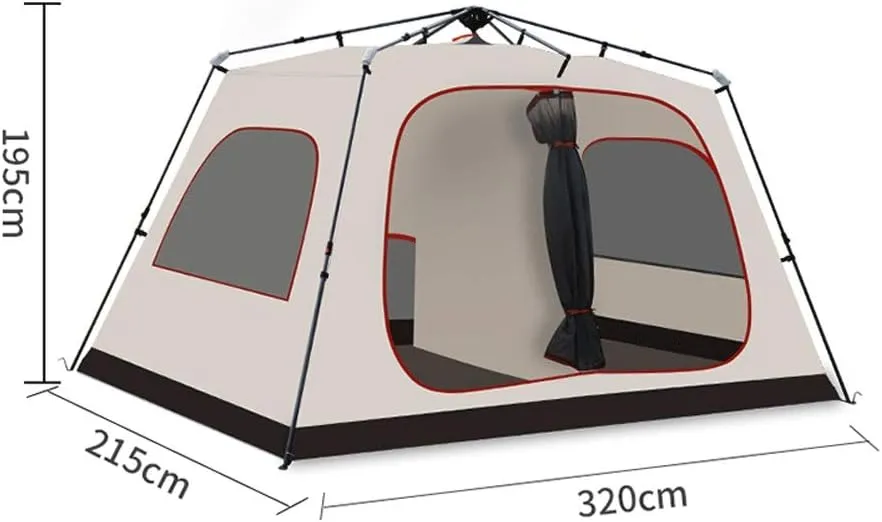Person Tents for Camping, Instant Backpacking Quick Tent Easy Set Up, Portable Person Dome Tent for Hiking & Mountain Outdoor, with Rainfly and Ventilated Top Mesh (A)