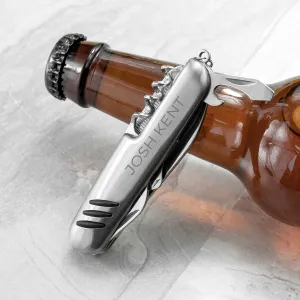 Personalised Multi Function Tool in Silver Tone