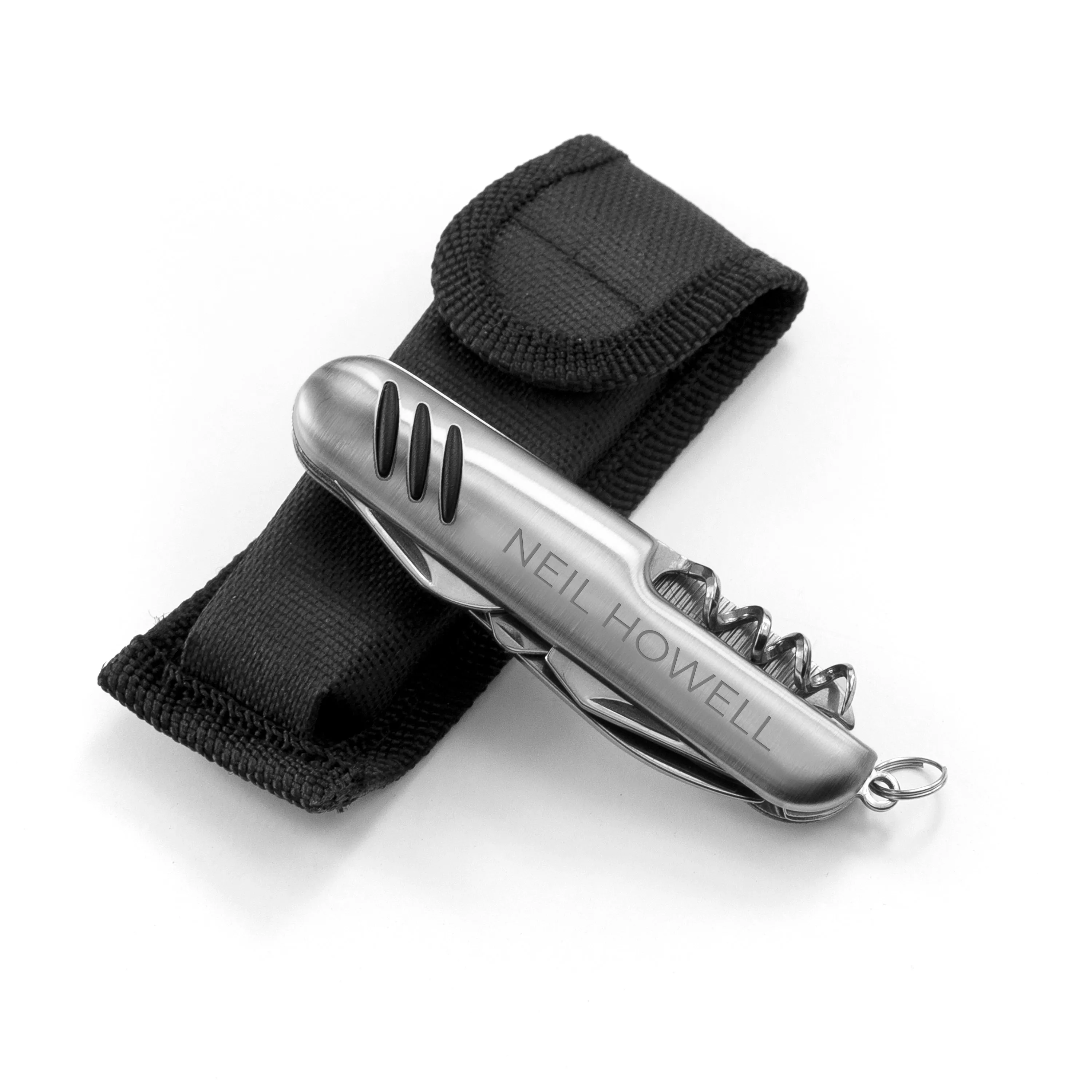 Personalised Multi Function Tool in Silver Tone