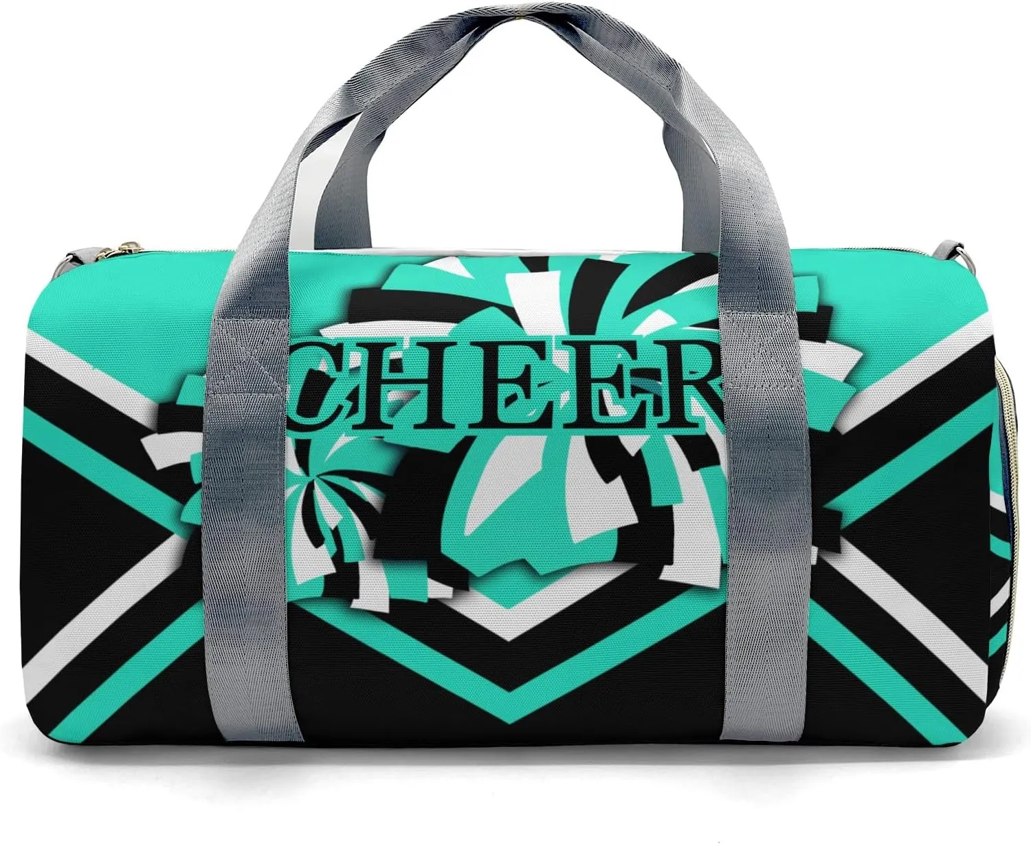 Personalized Cheer Green Custom Multi-functional Travel Bag, Unisex Portable Duffel Bag, Short Distance Travel Assistant
