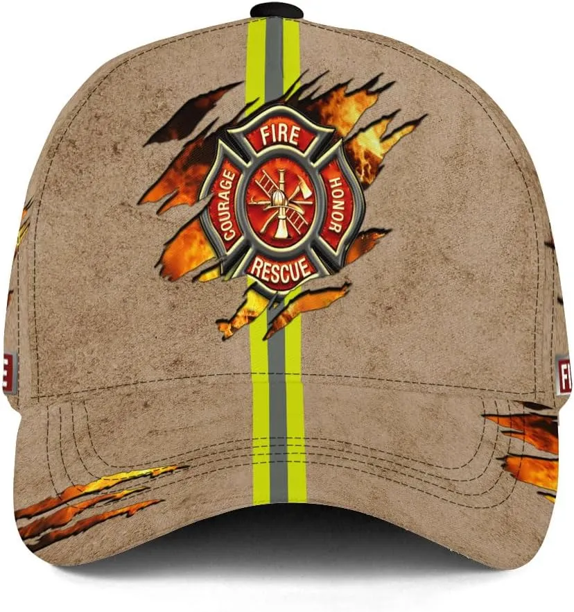 Personalized Firefighter Baseball Caps, Firefighter Hats, Fire Department Hat, Fireman Cap Thin Red Line Trucker Hats
