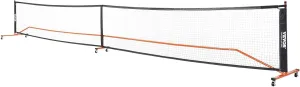 Pickleball Net Set, 22FT Regulation Size Portable Pickleball System with Carrying Bag, Balls, and Wheels, Weather Resistant Steady Metal Frame & Strong PE Net, for Outdoor Backyard Driveway