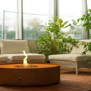 Planika Galio Corten Outdoor Gas Fire Pit - Custom Size