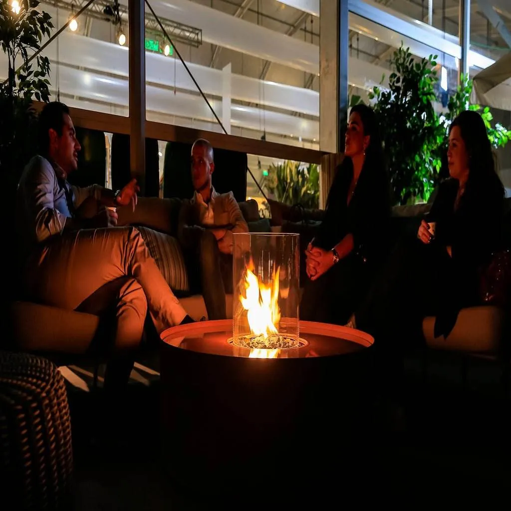 Planika Galio Corten Outdoor Gas Fire Pit - Custom Size