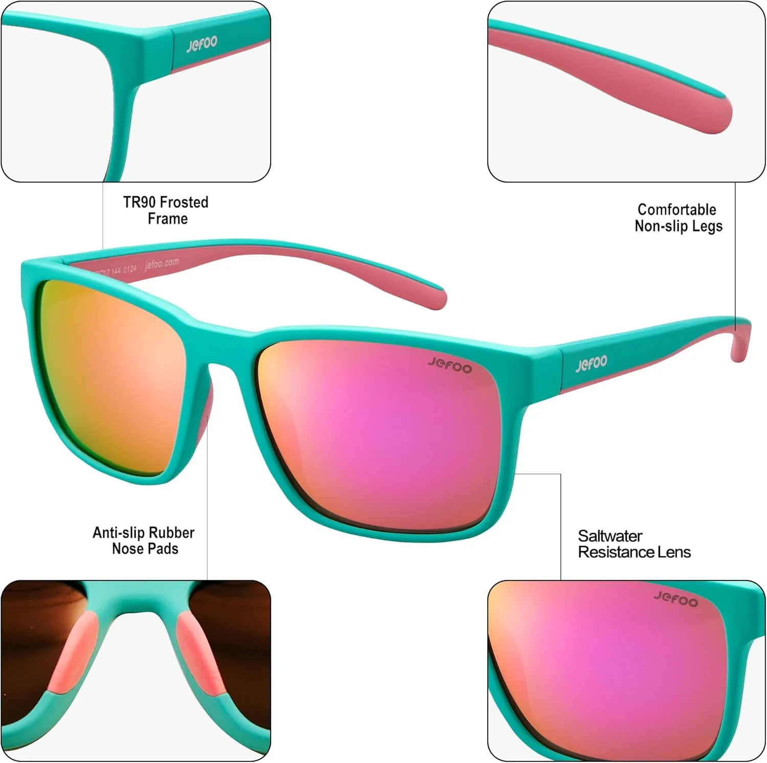 Polarized Fishing Sunglasses for Men Women Kayaking Surfing Driving Lightweight Sports Sun Glasses UV Protection