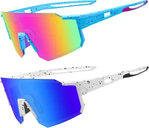 Polarized Sports Sunglasses for Men Women Youth Baseball Fishing Running Cycling Golf Trekking TAC Glasses
