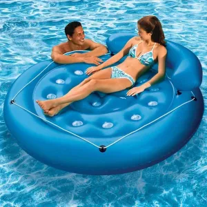 Poolmaster 83660 French Pocket Convertible Island , Blue